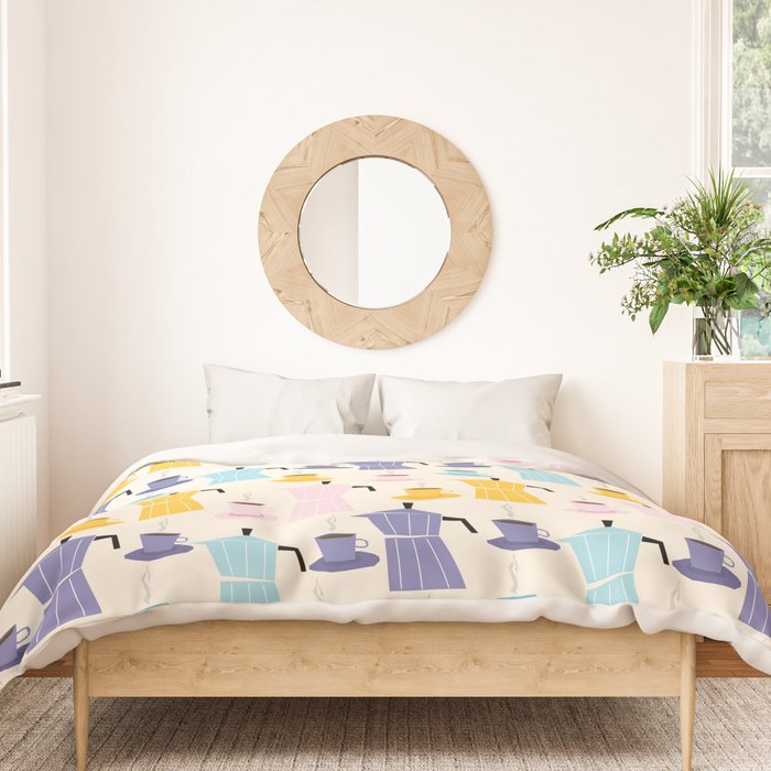 Moka coffee pattern Duvet Cover Gallery Image 3