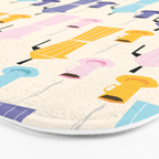 Moka coffee pattern Bath Mat Gallery Image 3