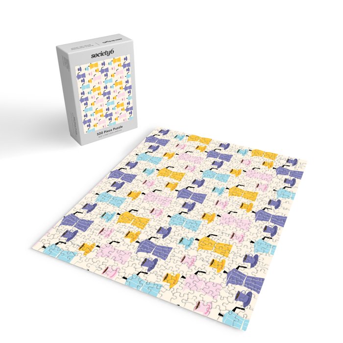Moka coffee pattern Jigsaw Puzzle Gallery Image 2