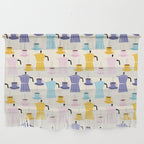 Moka coffee pattern Wall Hanging Gallery Image 1