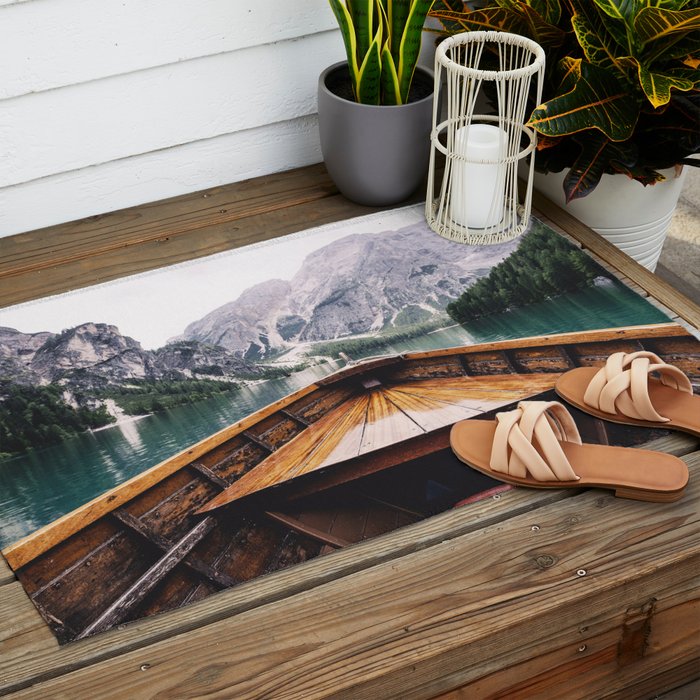Mountain Lake Outdoor Rug Gallery Image 2
