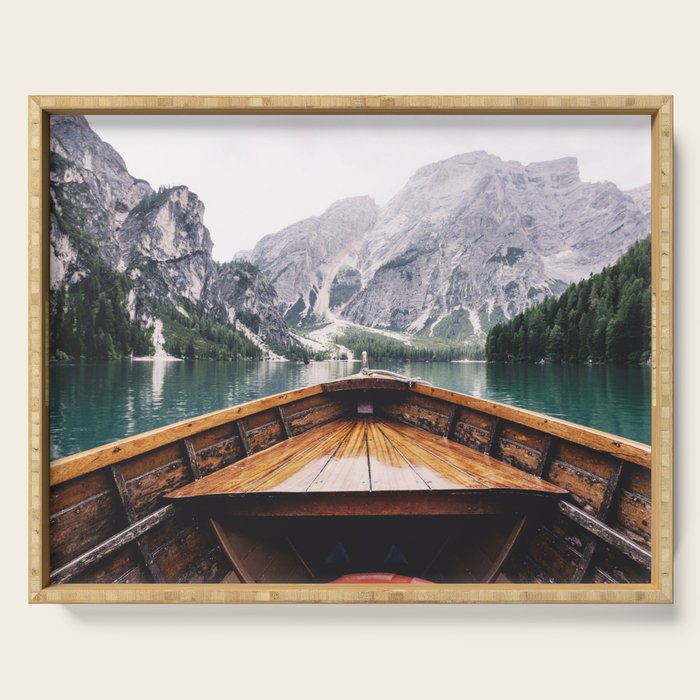 Mountain Lake Serving Tray Gallery Image 1
