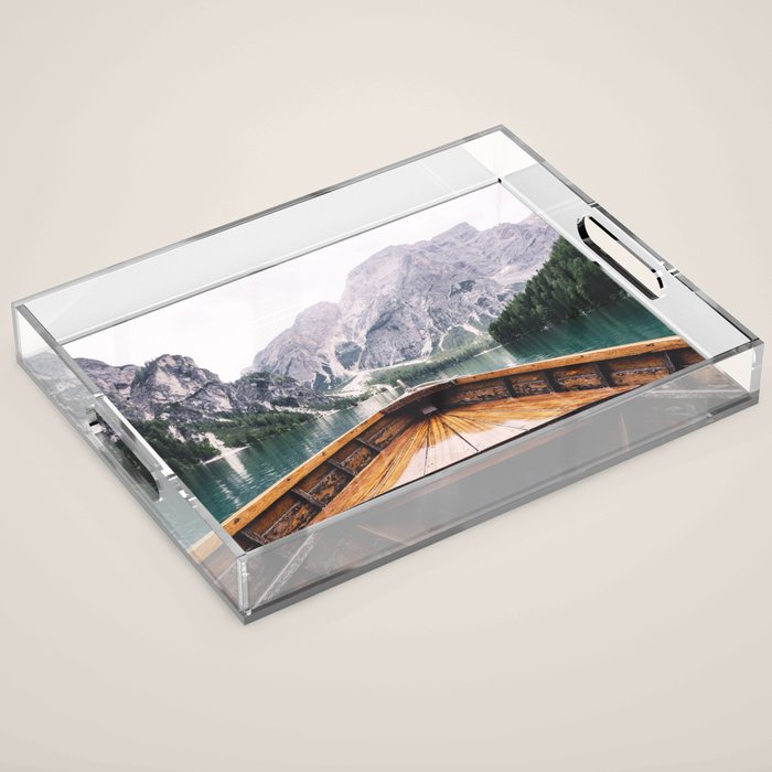 Mountain Lake Acrylic Tray Gallery Image 1