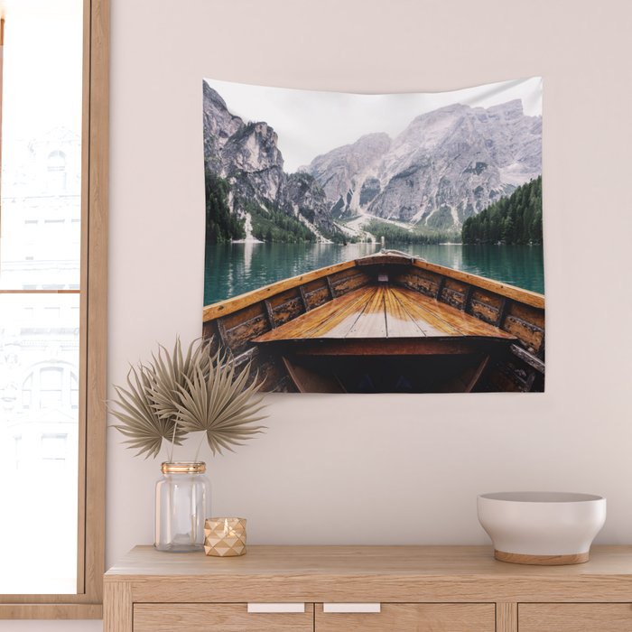 Mountain Lake Wall Tapestry Gallery Image 2