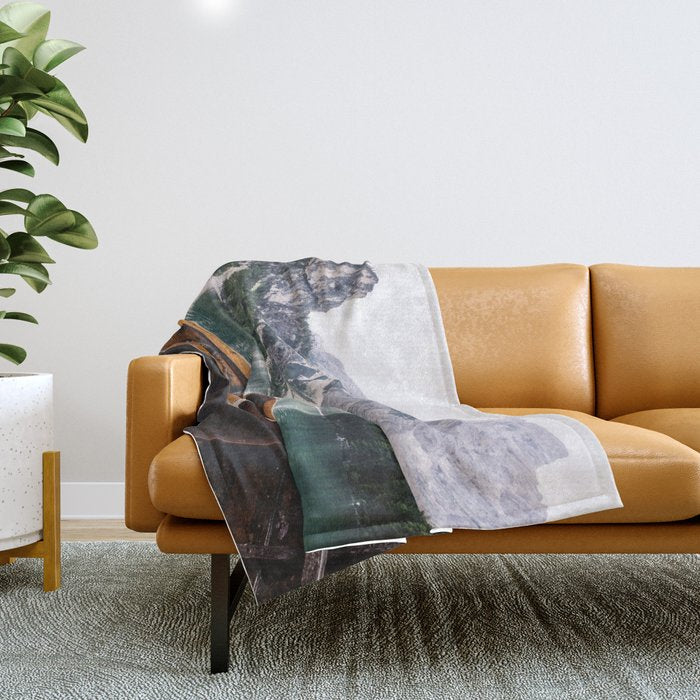 Mountain Lake Throw Blanket Gallery Image 1
