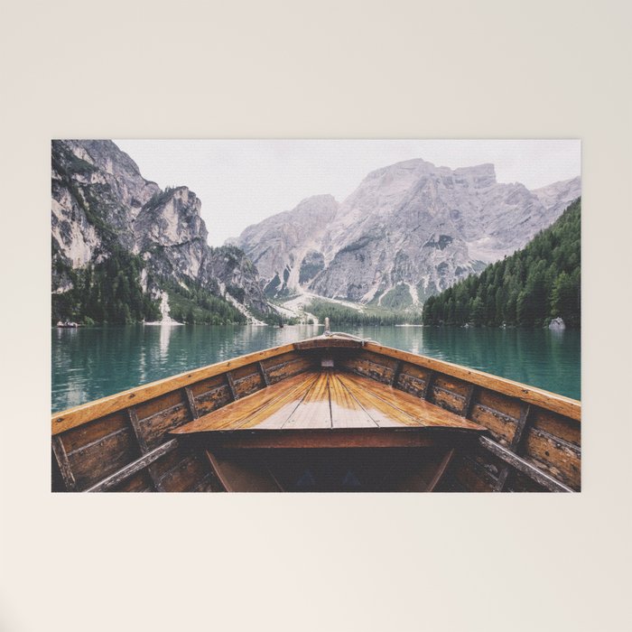 Mountain Lake Welcome Mat Gallery Image 1