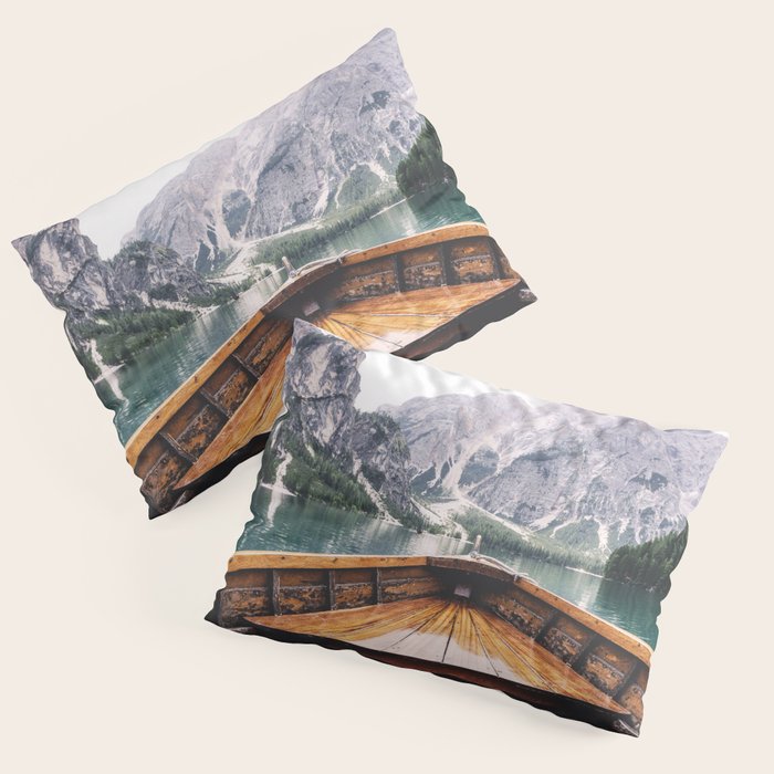 Mountain Lake Pillow Sham Gallery Image 1