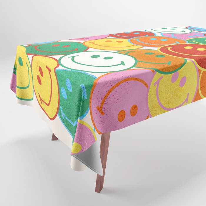 Lots of Smileys Tablecloth Gallery Image 1