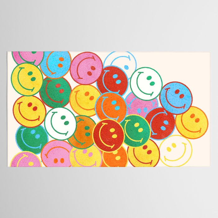 Lots of Smileys Tablecloth Gallery Image 2