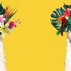 Aloha Hawaiian Llama in Yellow Coffee Mug Gallery Image 2