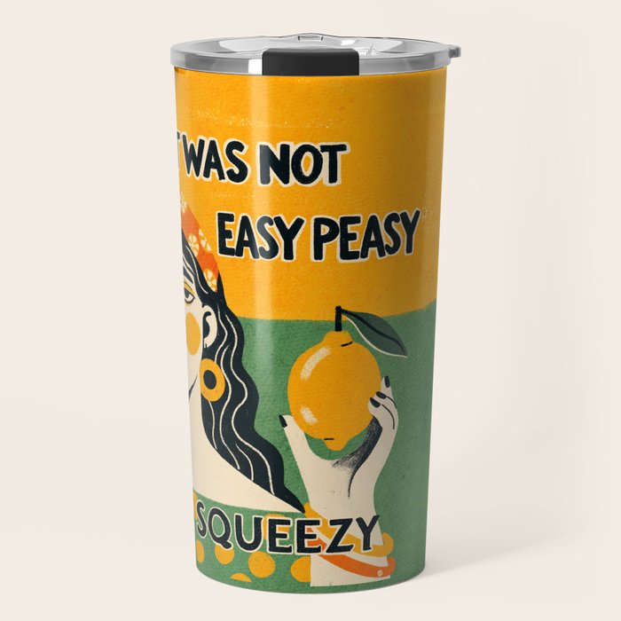 Easy peasy lemon squeezy Travel Mug Gallery Image 1