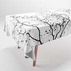 BLACK BRANCHES 2 Tablecloth Gallery Image 1