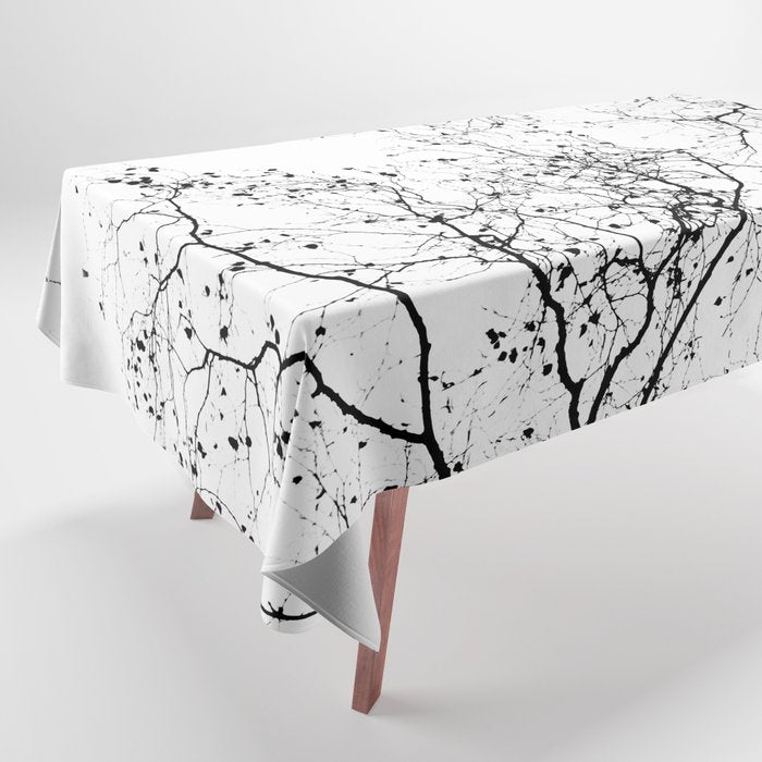 BLACK BRANCHES 2 Tablecloth Gallery Image 1