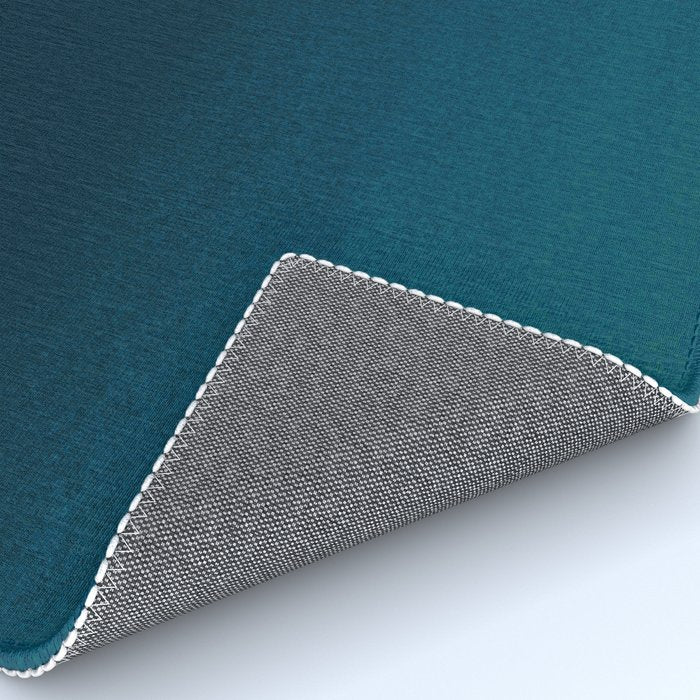 Navy blue teal hand painted watercolor paint ombre Rug Gallery Image 4