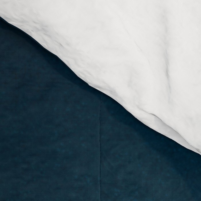 Navy blue teal hand painted watercolor paint ombre Comforter Gallery Image 4