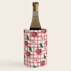 Watercolor Cherry Blossom Picnic Pattern Wine Chiller Gallery Image 3