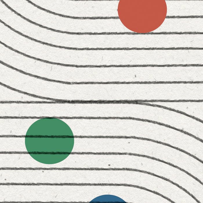 Modern Colorful Retro Dots Coffee Mug Gallery Image 2