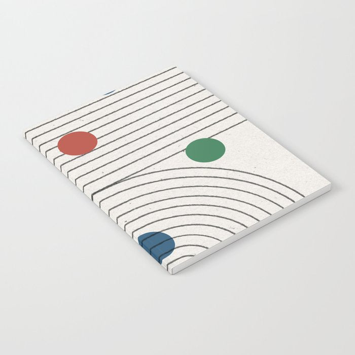 Modern Colorful Retro Dots Notebook Gallery Image 2