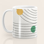 Modern Colorful Retro Dots Coffee Mug Gallery Image 3