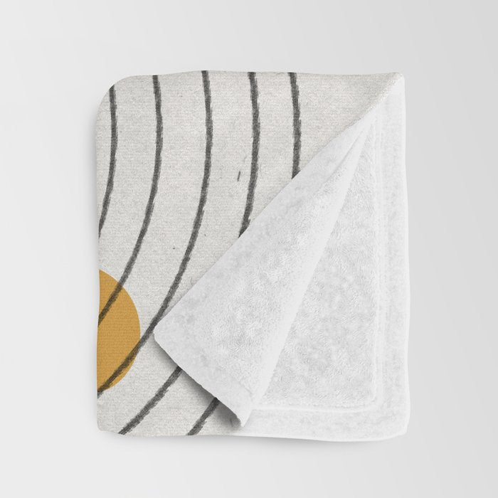 Modern Colorful Retro Dots Throw Blanket Gallery Image 3