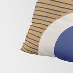 Blue Circle #1 Pillow Sham Gallery Image 4