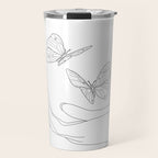 Butterflies on the Palm of the Hand Travel Mug Gallery Image 1