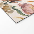 Hand Painted Peony Florals Welcome Mat Gallery Image 2