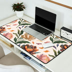 Hand Painted Peony Florals Desk Mat Gallery Image 2