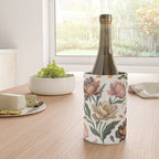 Hand Painted Peony Florals Wine Chiller Gallery Image 4