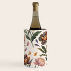 Hand Painted Peony Florals Wine Chiller Gallery Image 2