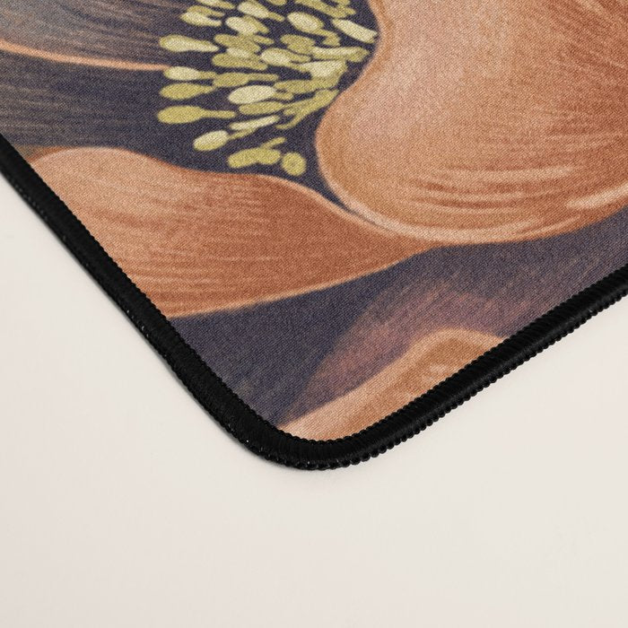 Hand Painted Peony Florals Desk Mat Gallery Image 4