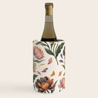 Hand Painted Peony Florals Wine Chiller Gallery Image 3