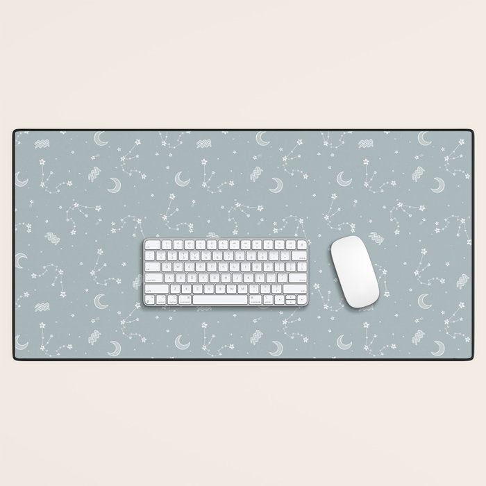 Aquarius Constellation Desk Mat Gallery Image 1