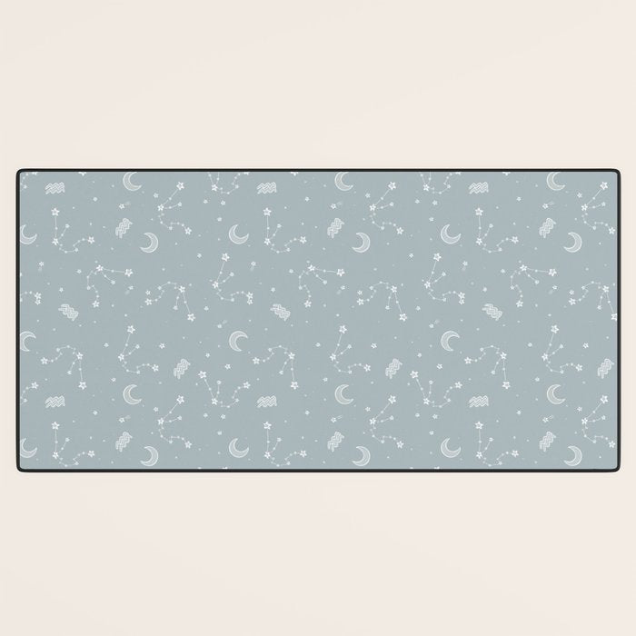 Aquarius Constellation Desk Mat Gallery Image 3