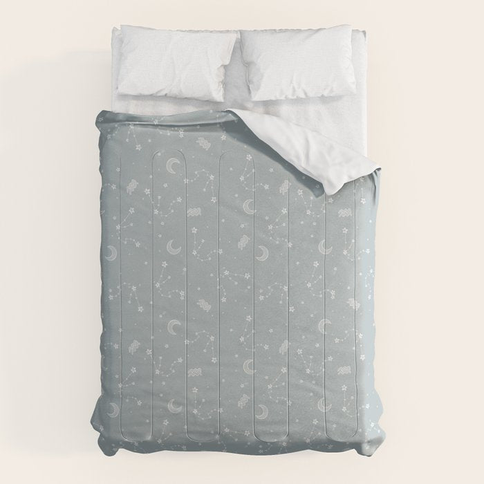 Aquarius Constellation Comforter Gallery Image 1