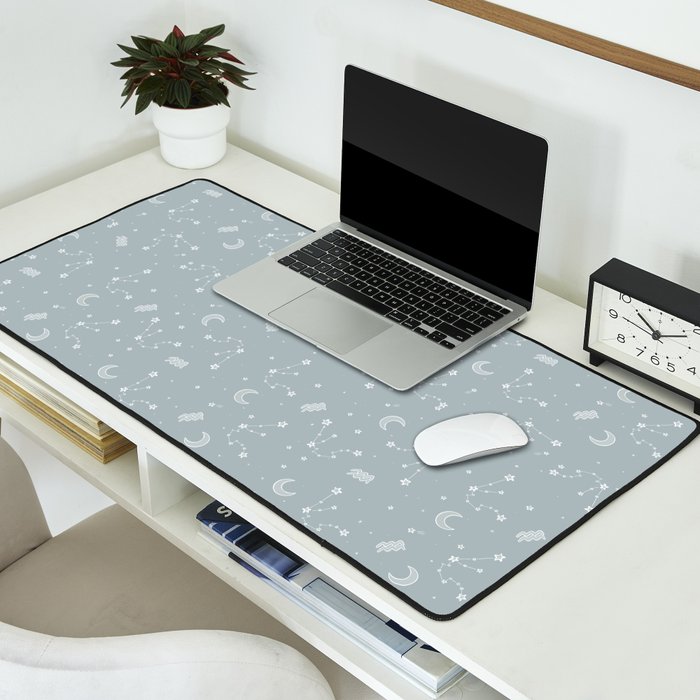 Aquarius Constellation Desk Mat Gallery Image 2