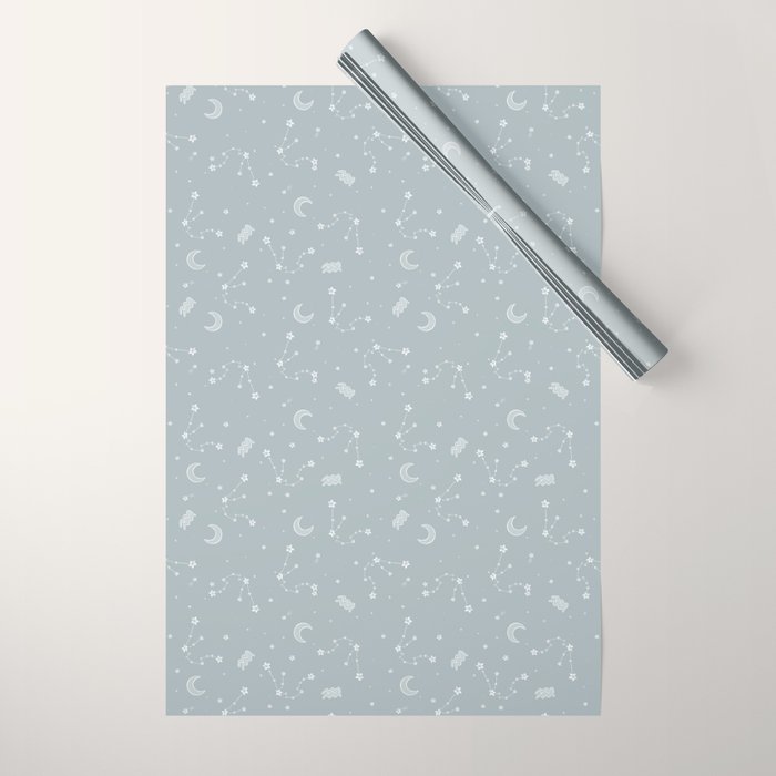 Aquarius Constellation Wrapping Paper Gallery Image 1
