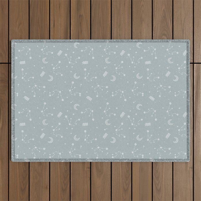 Aquarius Constellation Outdoor Rug Gallery Image 1
