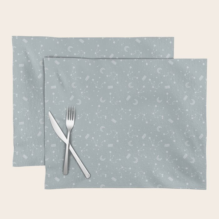 Aquarius Constellation Placemat Gallery Image 1