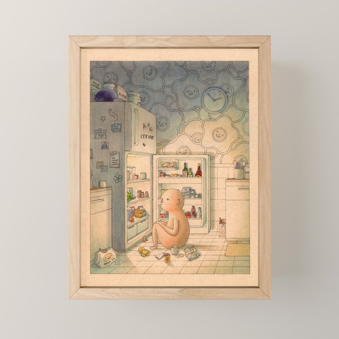 Late Night Snack Mini Art Print Gallery Image 1