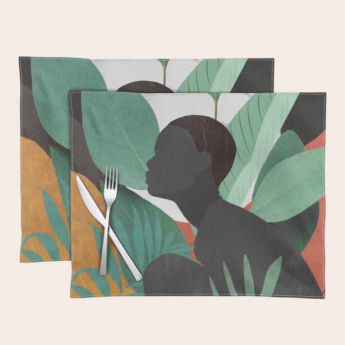 Tropical Girl 11 Placemat Gallery Image 1