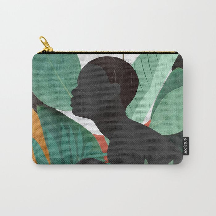 Tropical Girl 11 Carry All Pouch Gallery Image 1