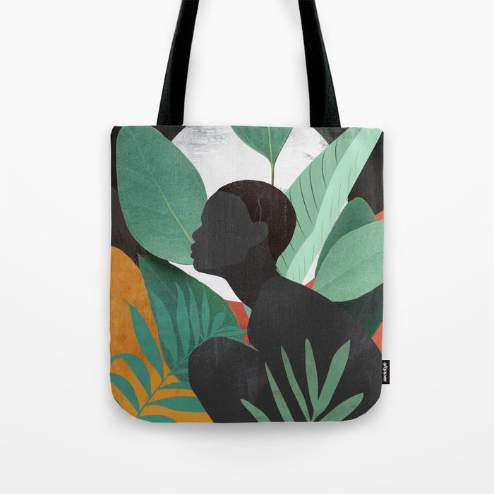 Tropical Girl 11 Tote Bag Gallery Image 1