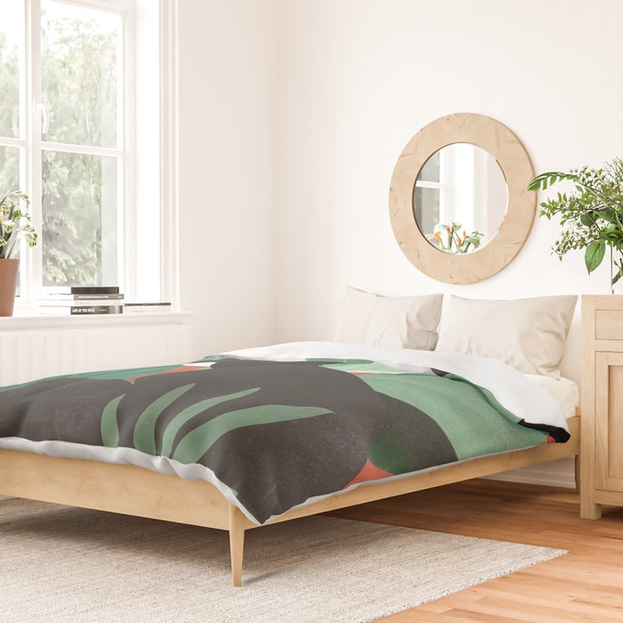 Tropical Girl 11 Duvet Cover Gallery Image 2