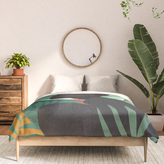 Tropical Girl 11 Comforter Gallery Image 3