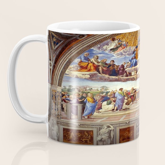 Raphael The Disputation of the Holy Sacrament  Coffee Mug Gallery Image 3
