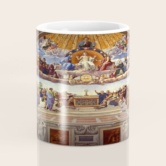 Raphael The Disputation of the Holy Sacrament  Coffee Mug Gallery Image 4