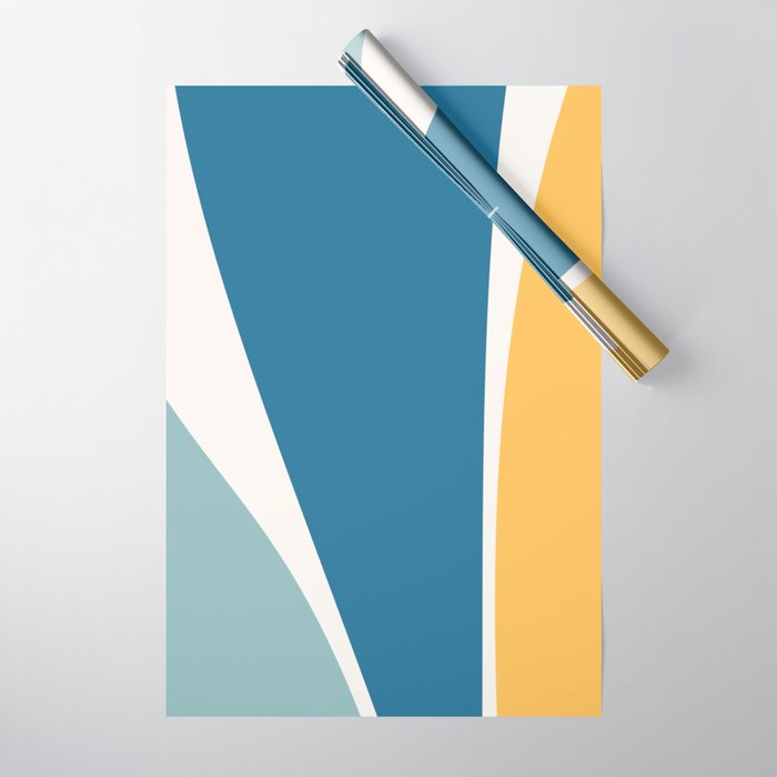 Minimalist Plant Abstract LXI Wrapping Paper Gallery Image 1
