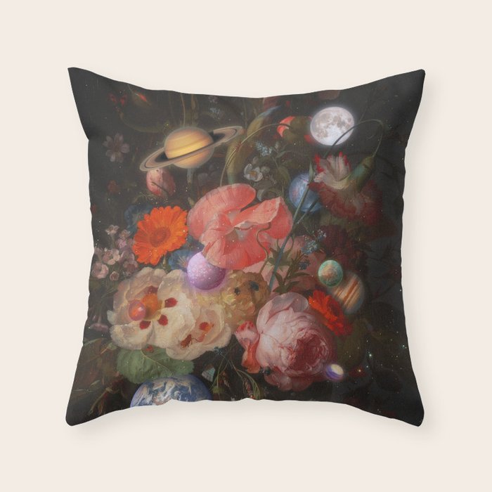 Bouquet of Planets Throw Pillow Gallery Image 6