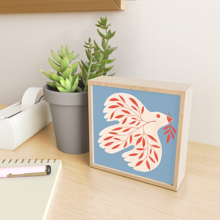 Dove of peace Mini Art Print Gallery Image 2